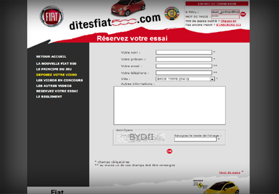 Autre visuel DitesFiat500.com  - Axedesign - Cr�ation site Internet R�union/H�bergement site Internet R�union/R�f�rencement site Internet R�union